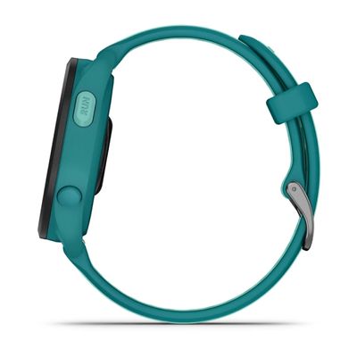 GARMIN Forerunner 165 Music Smart Watch (43mm., Turquoise/Aqua Case, Turquoise/Aqua Band)